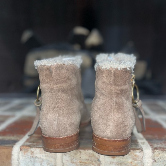 See by Chloe Louise suede Shearling lined Ankle Boots - Picture 10 of 14